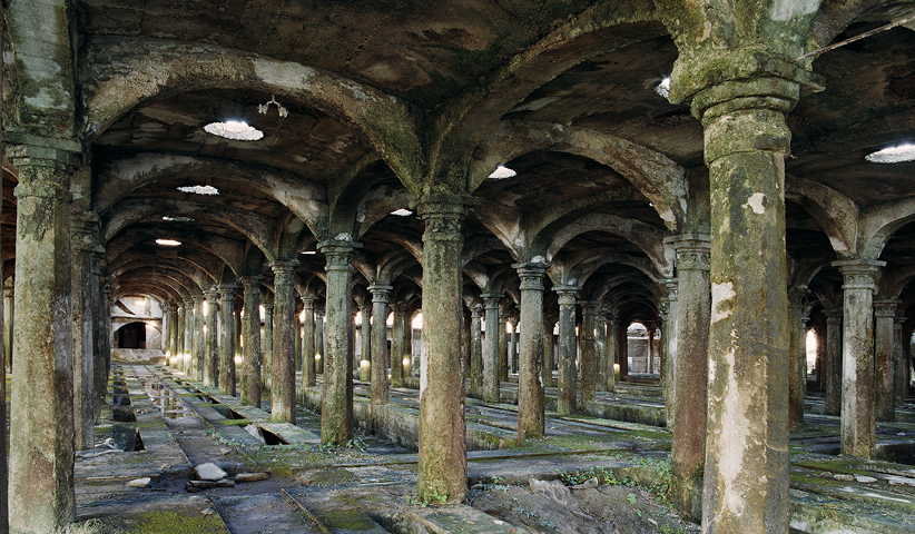 Old cisterns in Lombardy, Italy, 2009