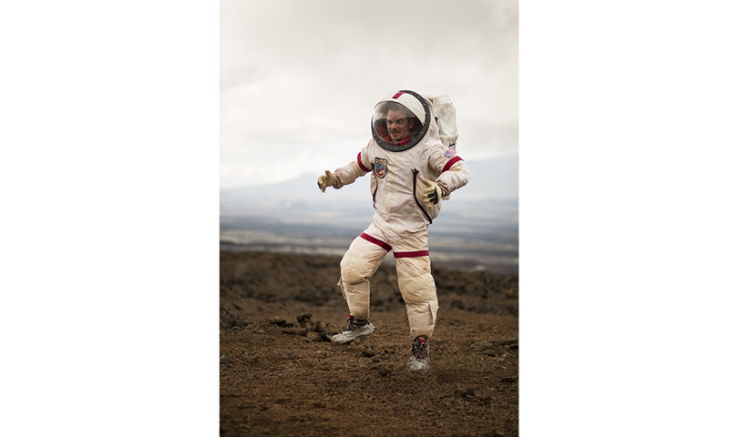 Mars-Simulation: Der amerikanische Astronaut Tristan Bassingthwaighte trainiert auf Hawaii für einen Außenbordeinsatz